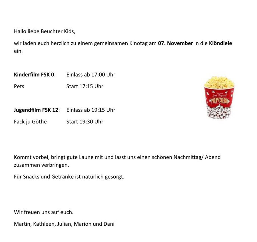 Veranstaltungs-Flyer
